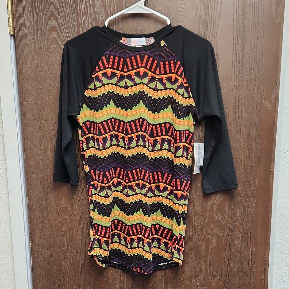 LuLaRoe Multicolor Geometric Top